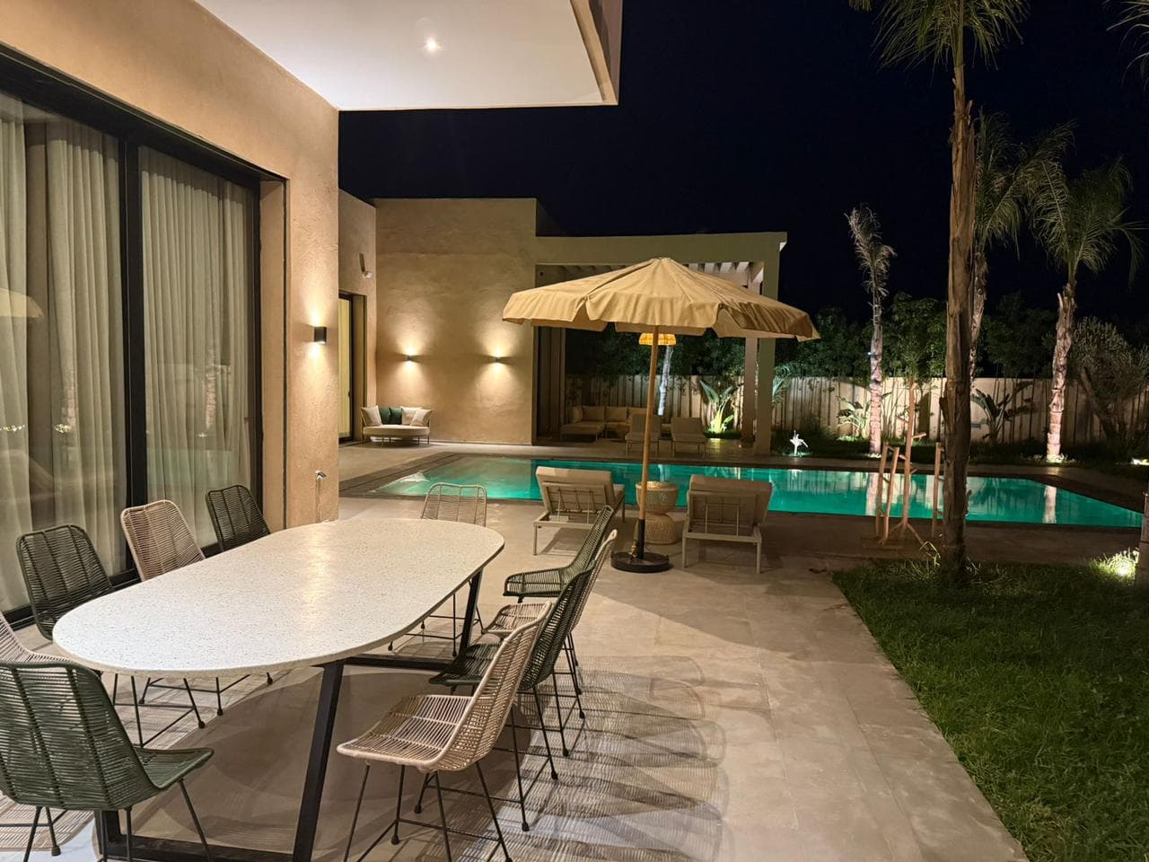Villa Marrakech — piscine privée et jardin